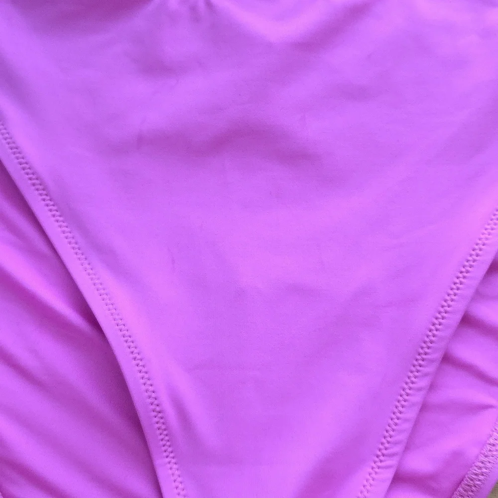 SKIMS Recycled Swim Cheeky Tanga Neon Orchid 4X Bottom #52